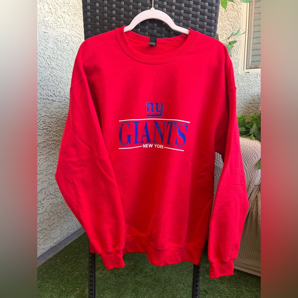 NY Giants Red Men's Sweater